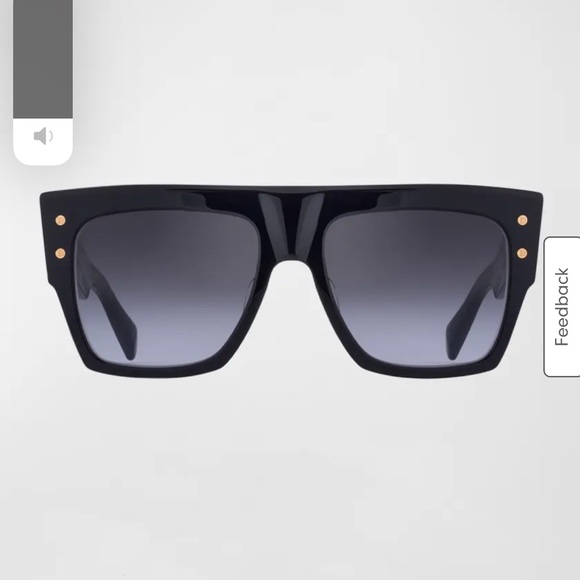 Balmain Black Gradient Sunglasses - Picture 2 of 8